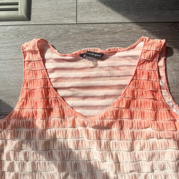 Bianca Nygard Sleeveless Ombre Tiered Ruffled Tunic Mini Dress - Picture 6 of 13